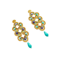 Cercei handmade cu cristale Elegance Mozaic EZO