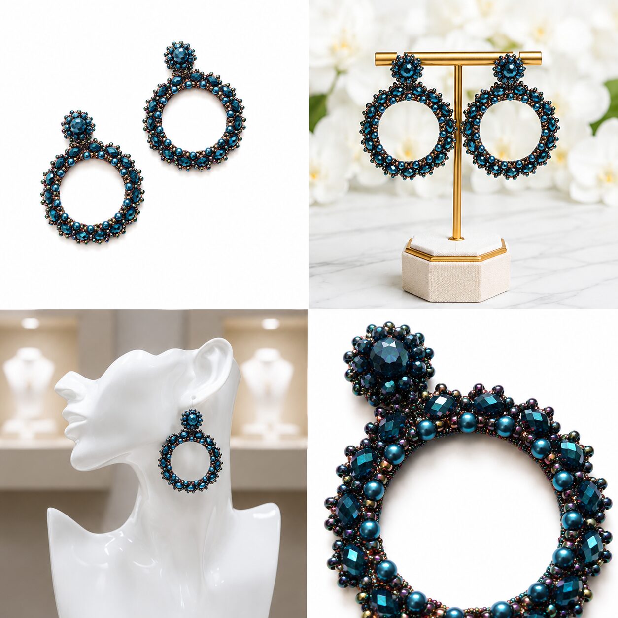 Cercei Eclipse – Cristale irizate - imagine 5