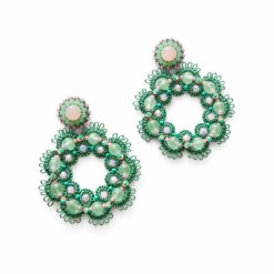 Cercei verde mentă Mint Bloom – EZO Store